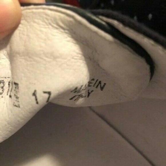 NIB $275 DEL TORO ALTO SUNBRELLA LEATHER DOT HIGH TOP CHUKKA SNEAKER US SIZE 17 - Picture 7 of 7